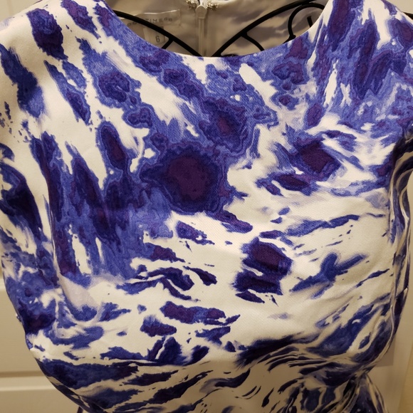 NWT London Times Purple and White Sz 6 - Picture 4 of 8